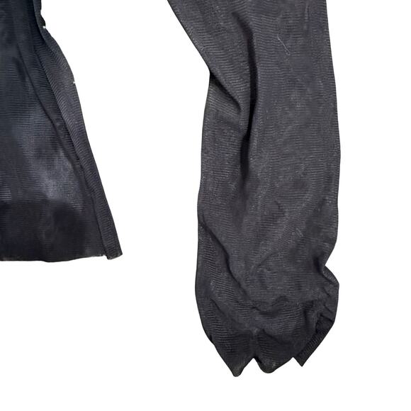 Monse Rose Printed Mesh Top in Multi, Size M - Picture 7 of 10